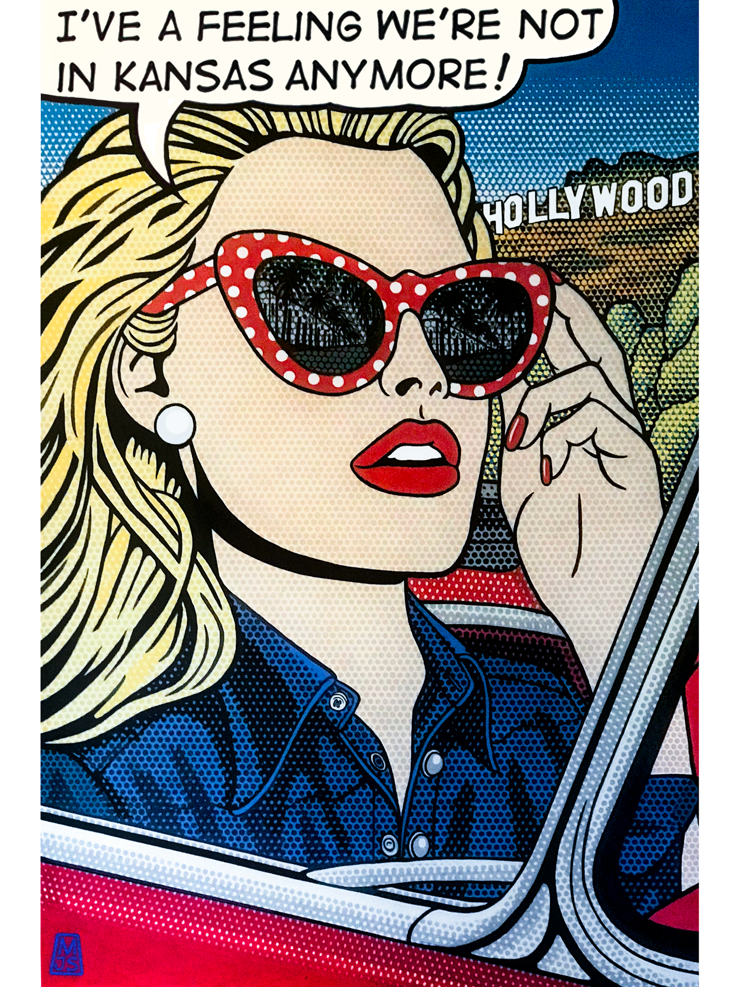 DOTTY IN HOLLYWOOD 48" x 32"