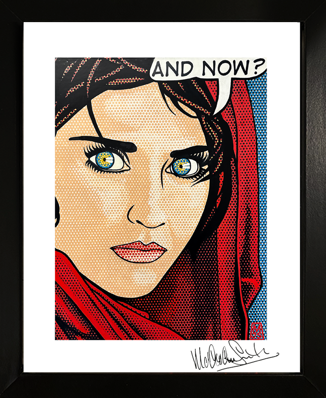 AFGHAN GIRL Limited Quantity FRAMED & SIGNED GICLÉE PRINT