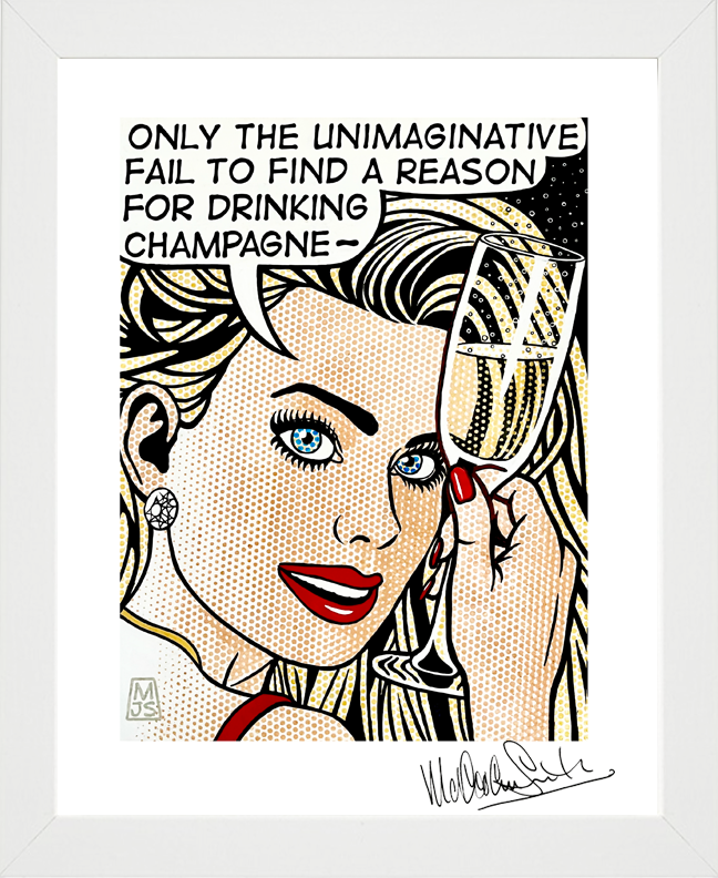 CHEERS TO THAT Limited Quantity FRAMED & SIGNED GICLÉE PRINT