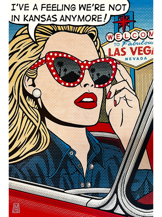 DOTTY IN LAS VEGAS 45" x 30"