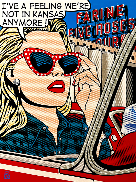 DOTTY IN MONTREAL 48" x 36"