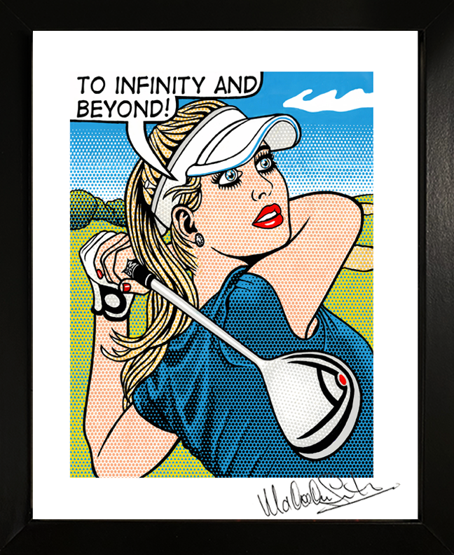 TEE SHOT Limited Quantity FRAMED & SIGNED GICLÉE PRINT