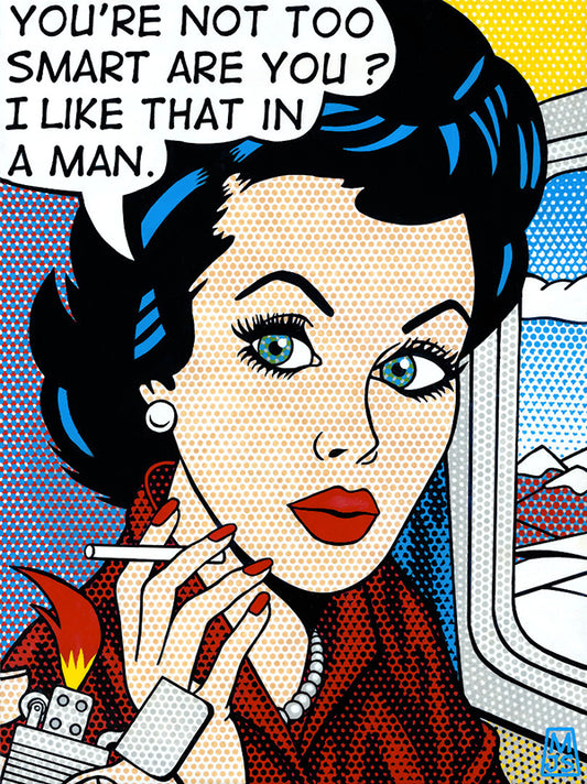 NOT TOO SMART 32"x24"