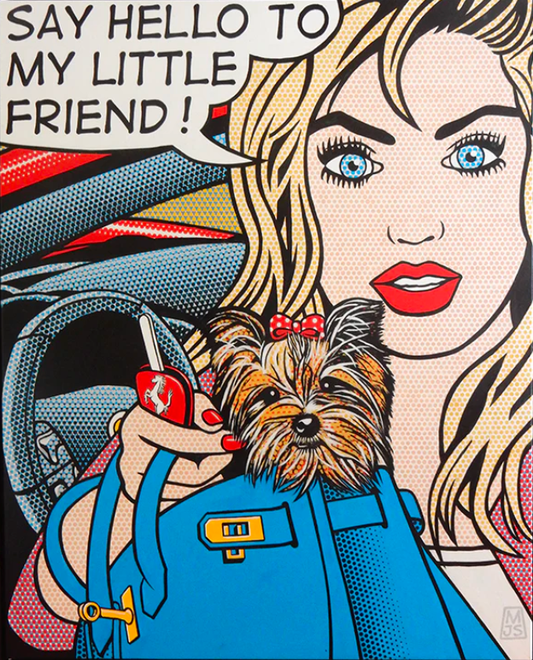 LI'L FRIEND 32" x 24"