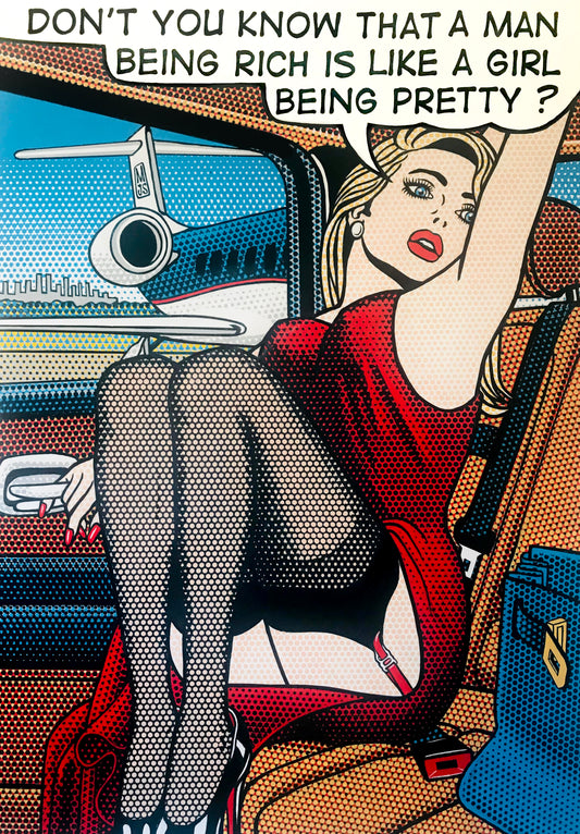 SITTING PRETTY 42" x 28"