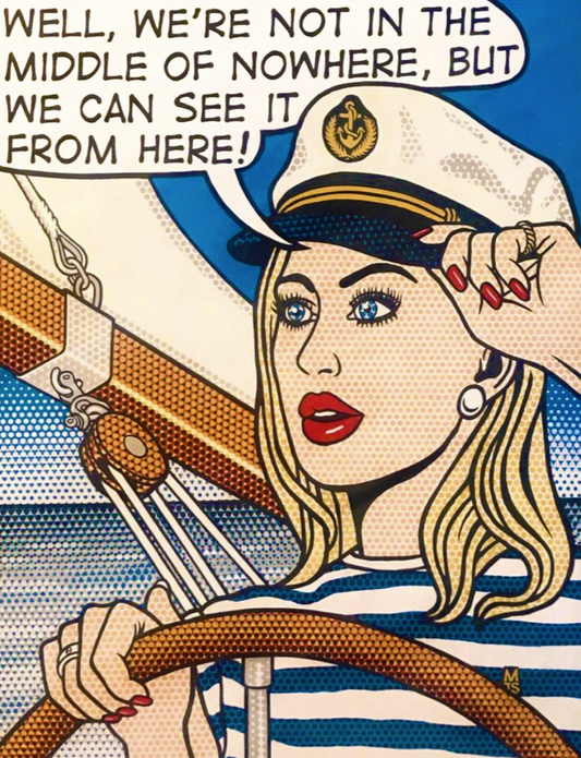 MIDDLE of NOWHERE 32" x 24"